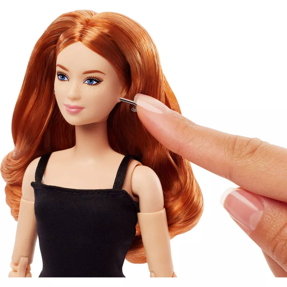باربي دمية بشعر أحمر مجعد دمى الشخصيات Barbie