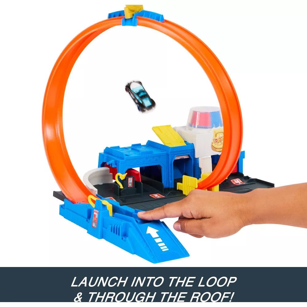 هوت ويلز مسار محطة شرطة سوبر مركبات مع مسار HotWheels