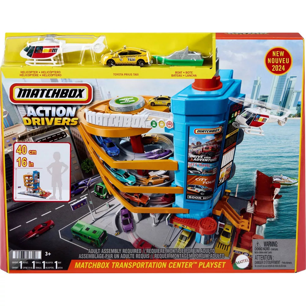 ماتشبوكس مركز النقل أكشن درايفرز مركبات مع مسار Matchbox