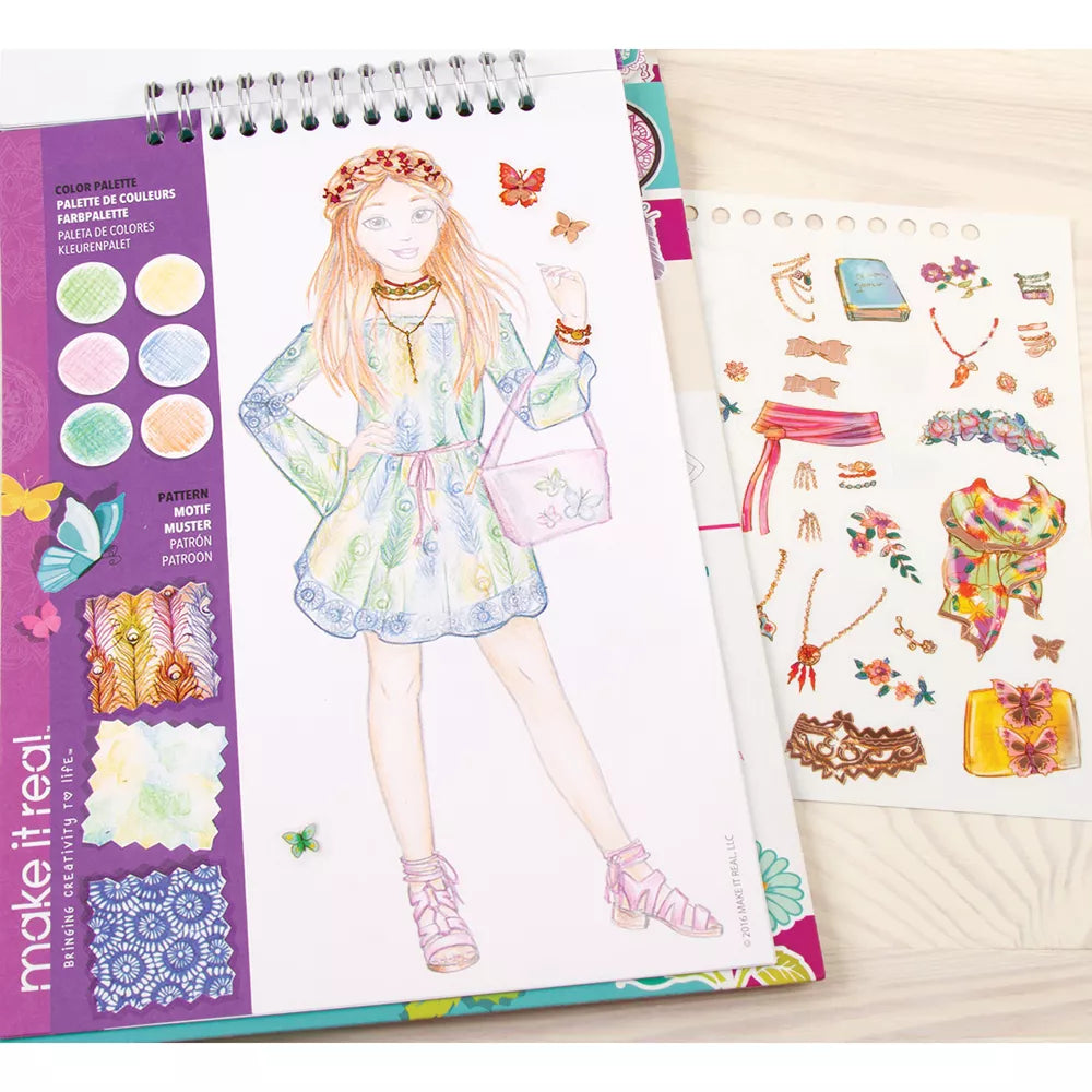 ميك ات ريل العاب تصميم الازياء اشكال متنوعة رسم و تلوين Make it Real