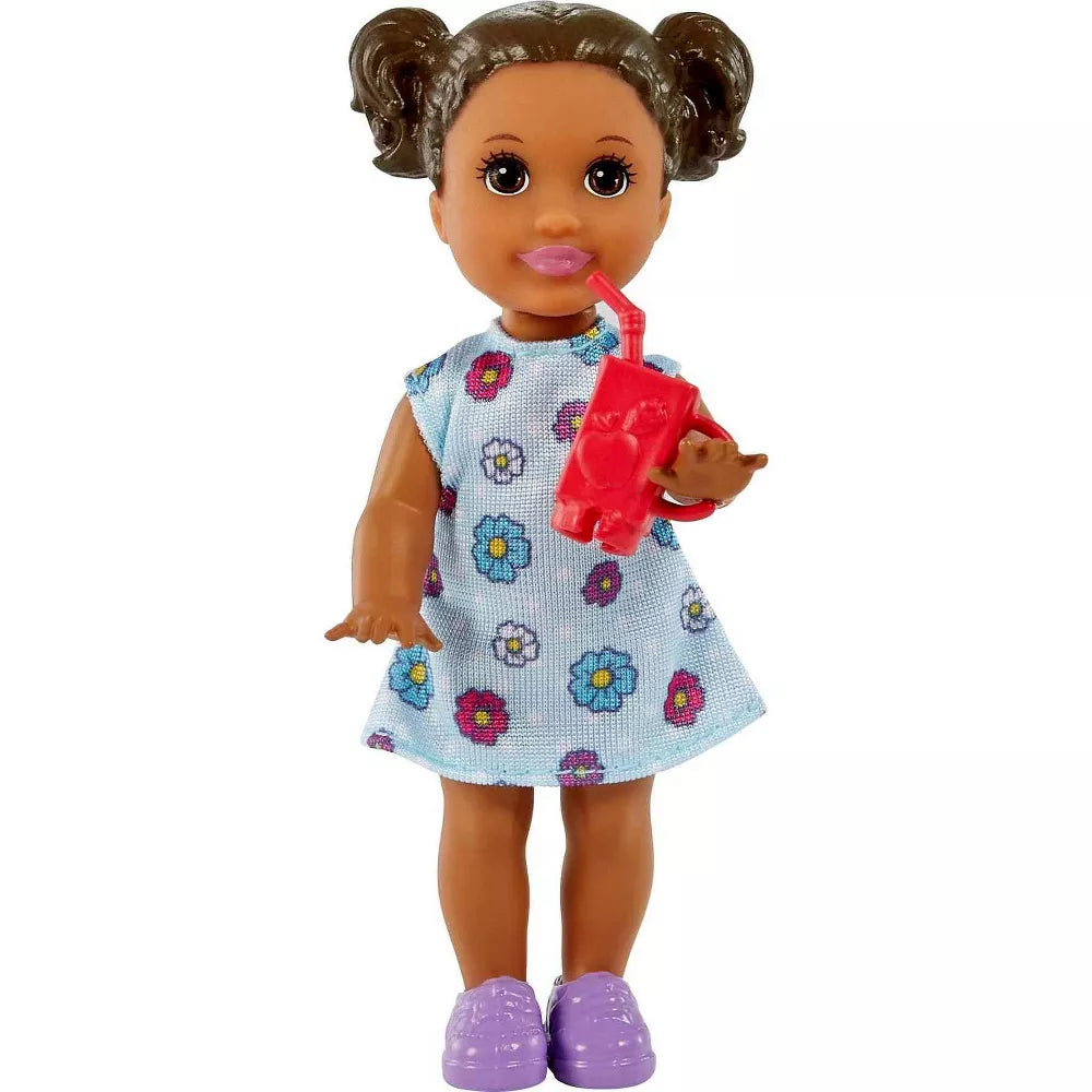 باربي دمية معلمة شقراء مع دمية صغيرة واكسسوارات دمية مع اكسسوارات Barbie