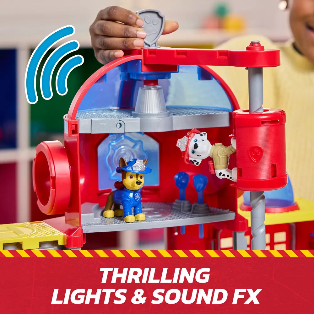 باو باترول مركز قيادة الإنقاذ والإطفاء مركبات الأطفال Paw Patrol