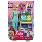 باربي دمية بيبي دكتور مع دمية شقراء دمية مع اكسسوارات Barbie