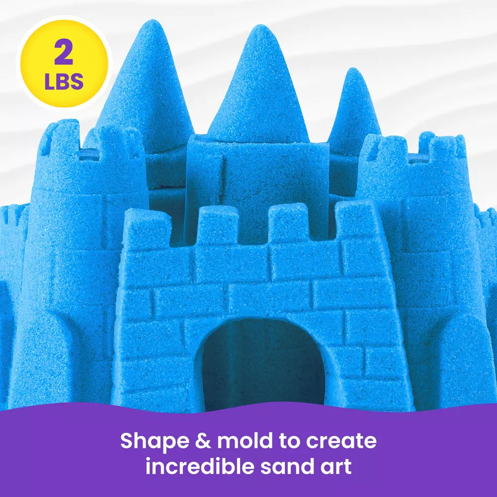كينتيك ساند كيس رمل أزرق للشاطئ تشكيل الرمل Kinetic SAND