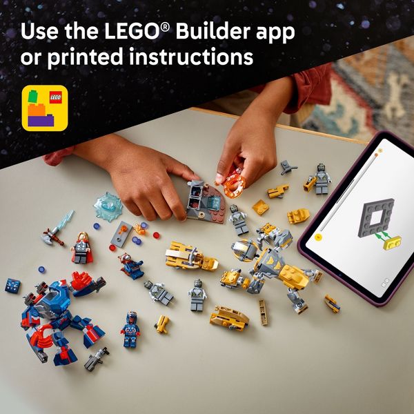 ليجو 76322 مارفل ثور ضد الشيتوري مكعبات التركيب LEGO