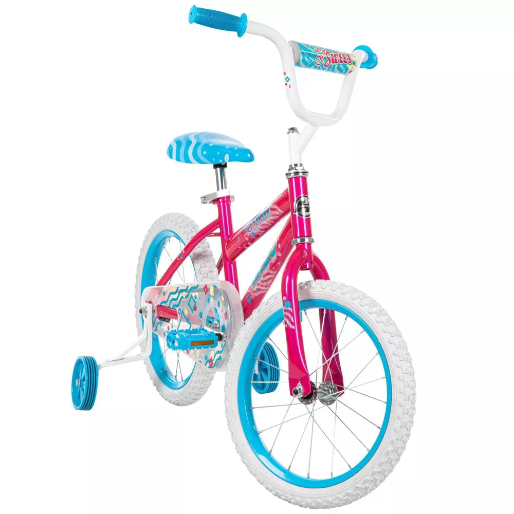 هافي دراجة سويت جيرلز بناتي وردية مقاس 16 دراجة 2 عجلة Huffy