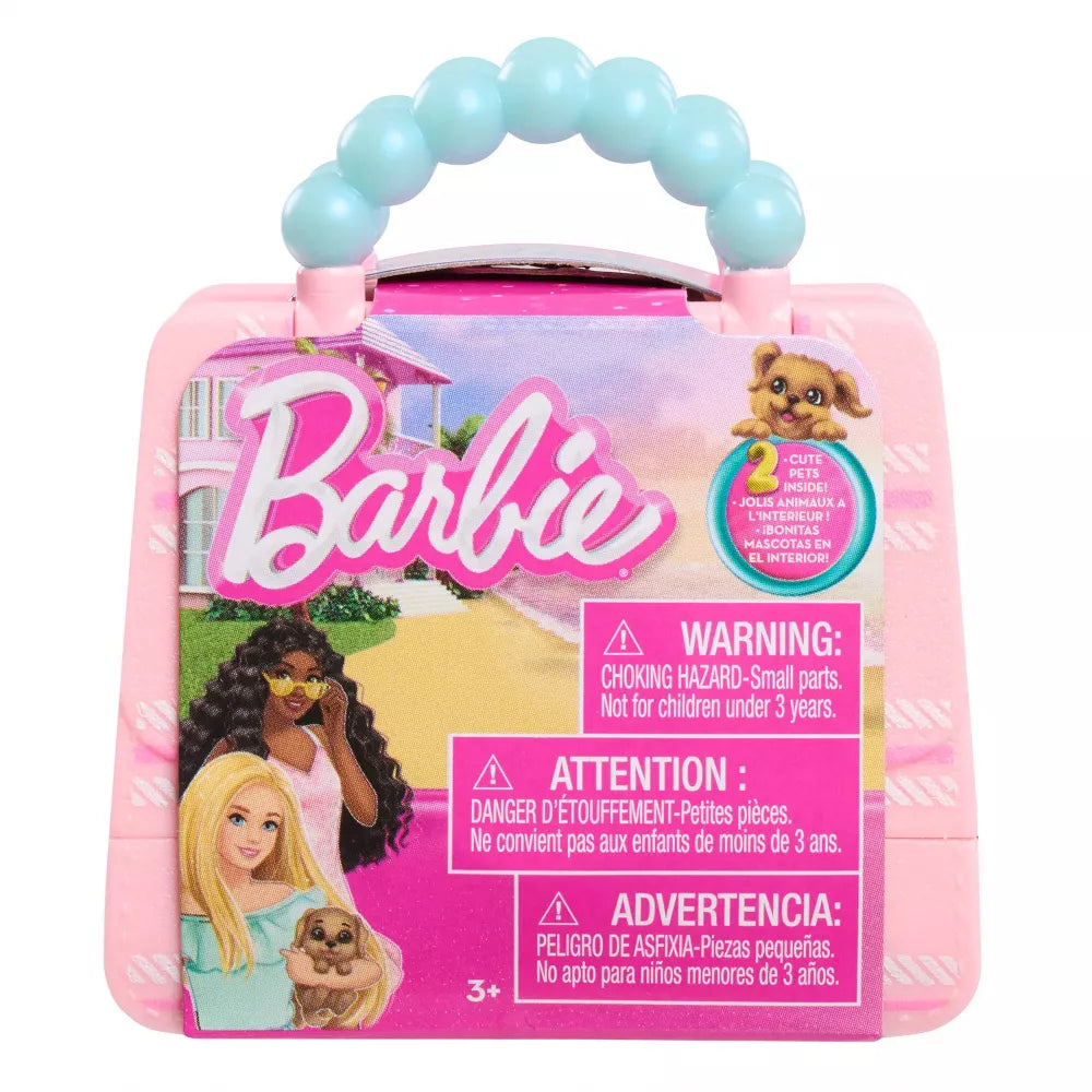 باربي حقيبة مفاجآت الحيوانات الأليفة الصغيرة مجسمات الحيوانات Barbie