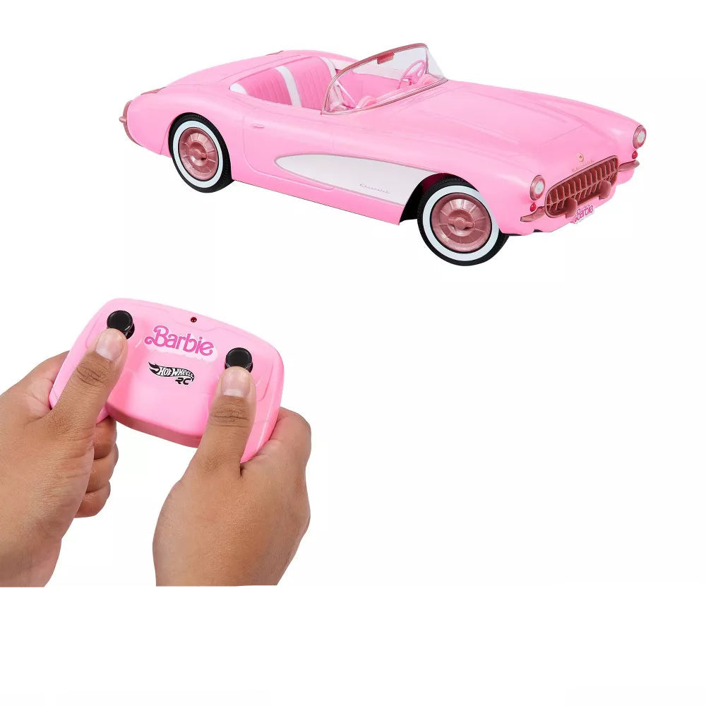 هوت ويلز سيارة باربي الفلم الوردية السيارات ريموت كنترول HotWheels