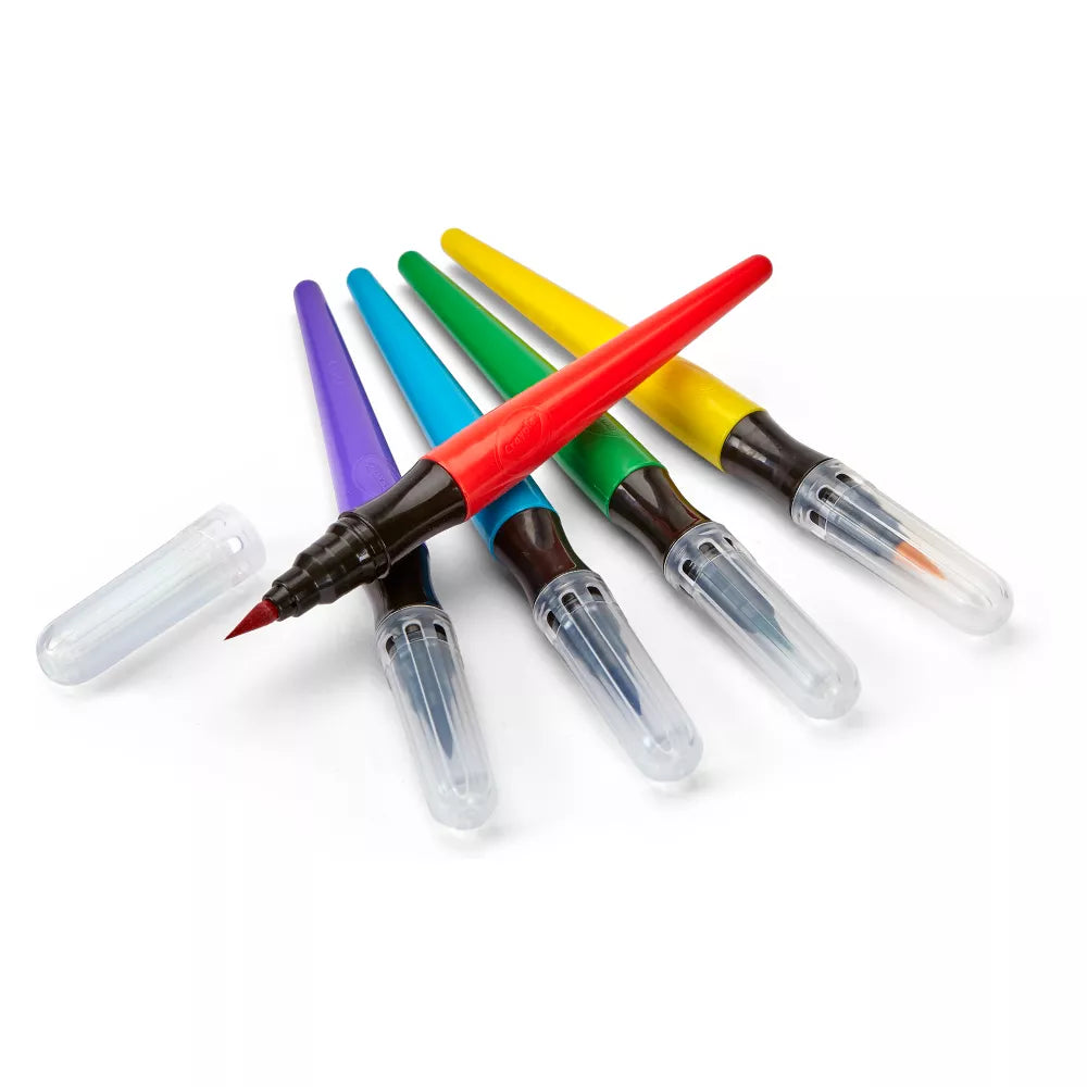كرايولا 5 أقلام فرشاة طلاء قابلة للغسل رسم و تلوين Crayola