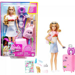 باربي دمية واكسسوارات السفر ماليبو مع جرو دمية مع اكسسوارات Barbie