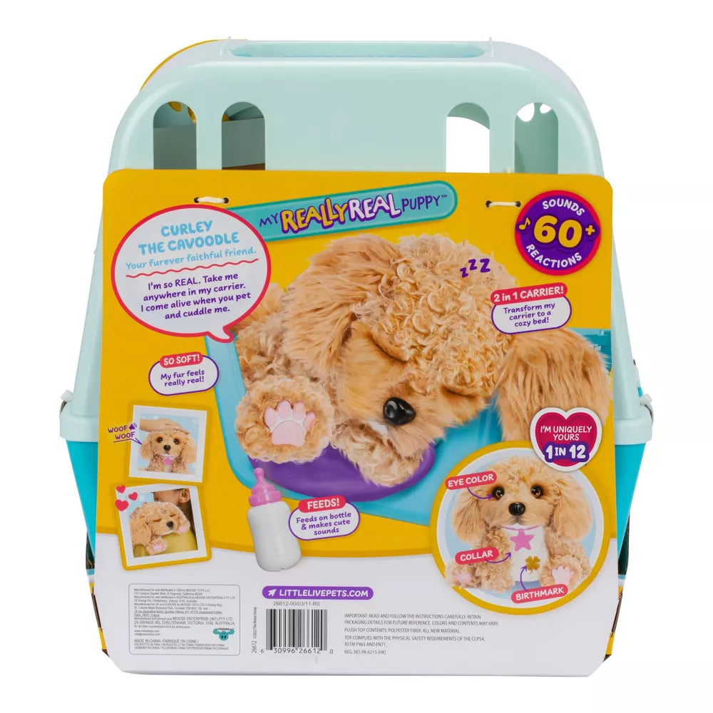 ليتل لايف بيتس لعبة جرو كيرلي كافودل الالعاب القطنية Little Live Pets