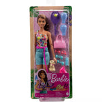 باربي دمية ممارسة التمارين مع جرو أليف اشكال متنوعة دمية مع اكسسوارات Barbie