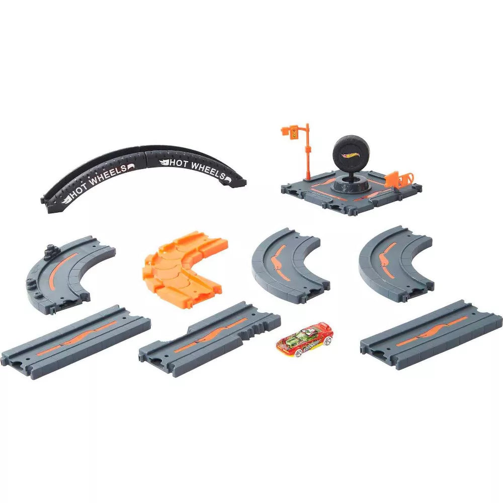 هوت ويلز توسعة المدينه من 10 قطع مركبات مع مسار HotWheels