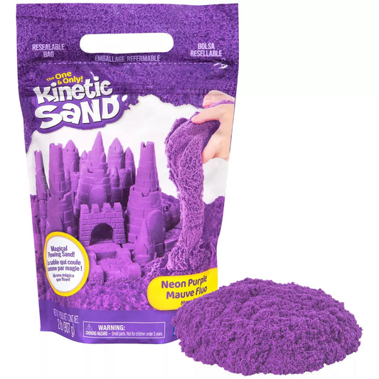 كينتيك ساند كيس رمل ارجواني للشاطئ تشكيل الرمل Kinetic SAND