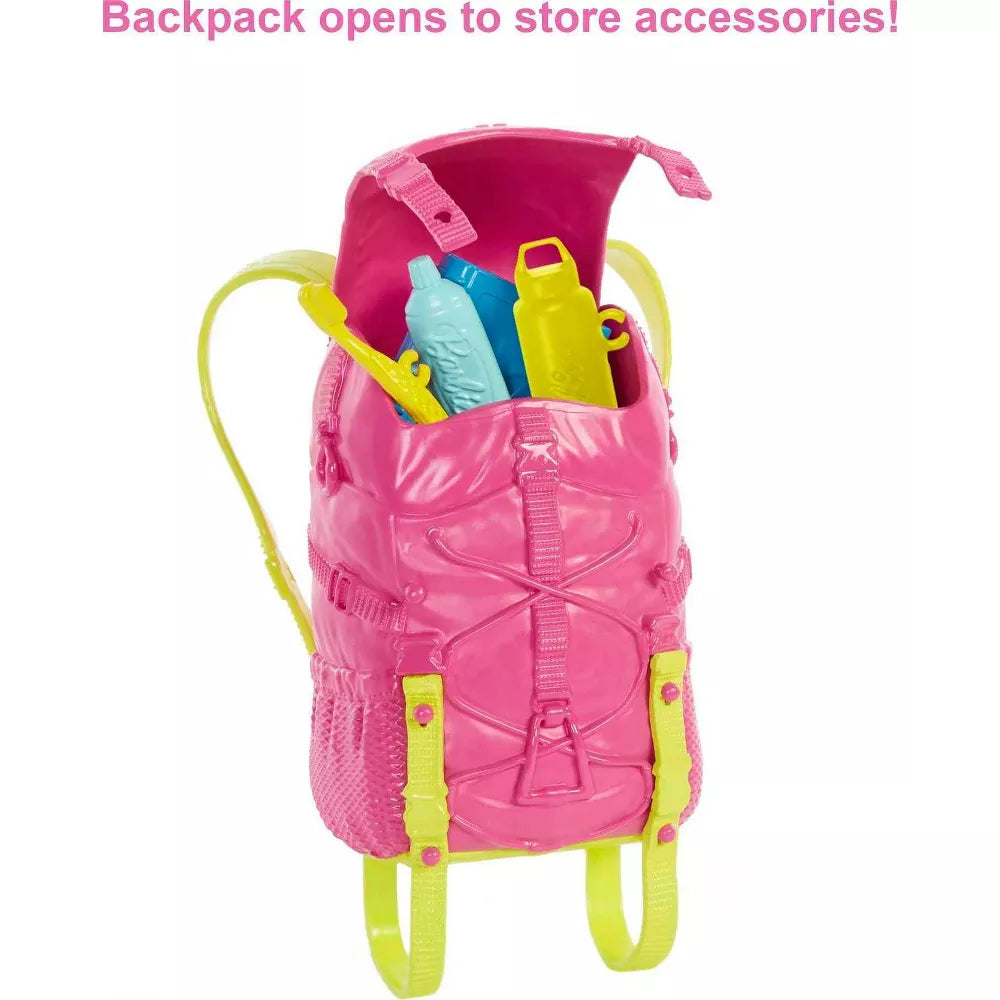 دمية تخييم بروكلين مع 10 اكسسوارات دمية مع اكسسوارات Barbie