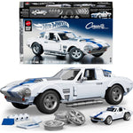 هوت ويلز مجموعة بناء وتركيب سيارة كورفيت جراند سبورت مكعبات التركيب HotWheels