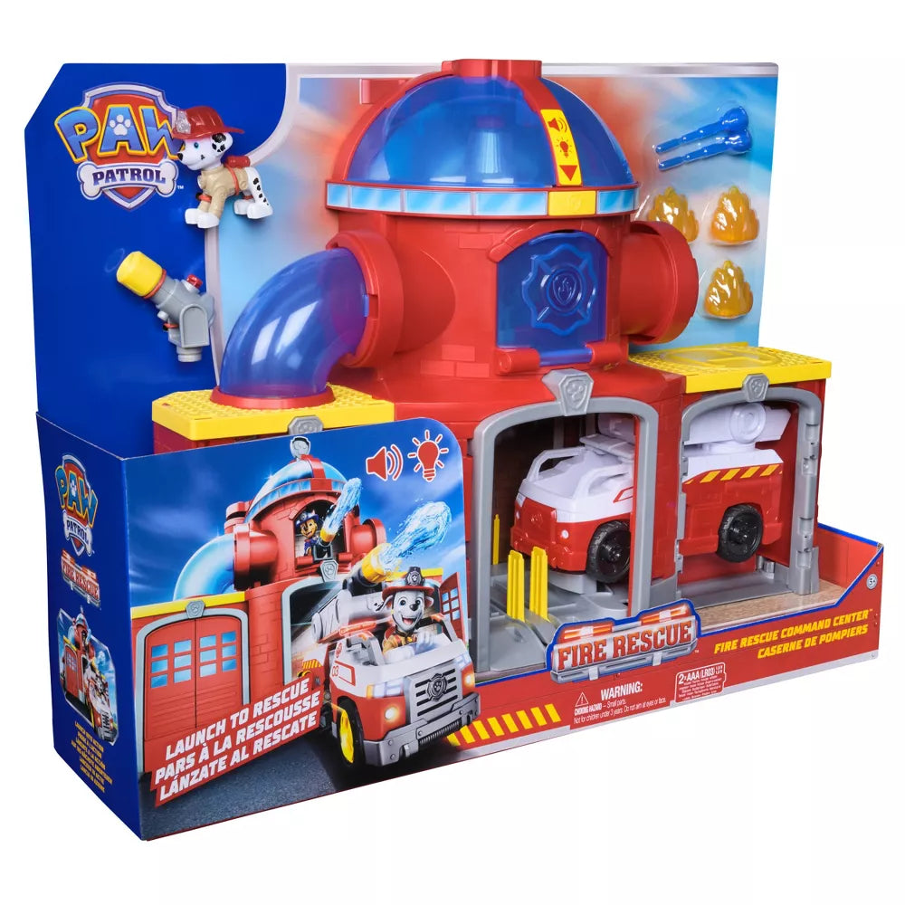 باو باترول مركز قيادة الإنقاذ والإطفاء مركبات الأطفال Paw Patrol