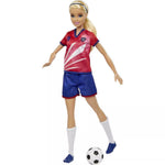 باربي دمية زي كرة القدم أحمر دمى الشخصيات Barbie