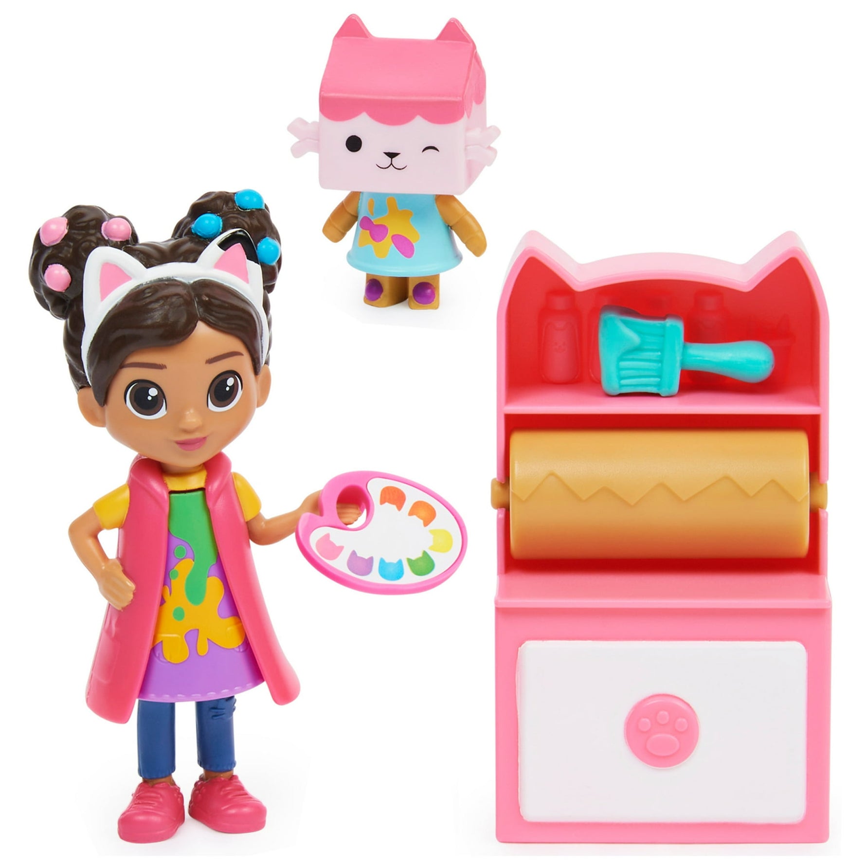 غابي دول هاوس استديو الفن دمية مع اكسسوارات Gabby Dollhouse