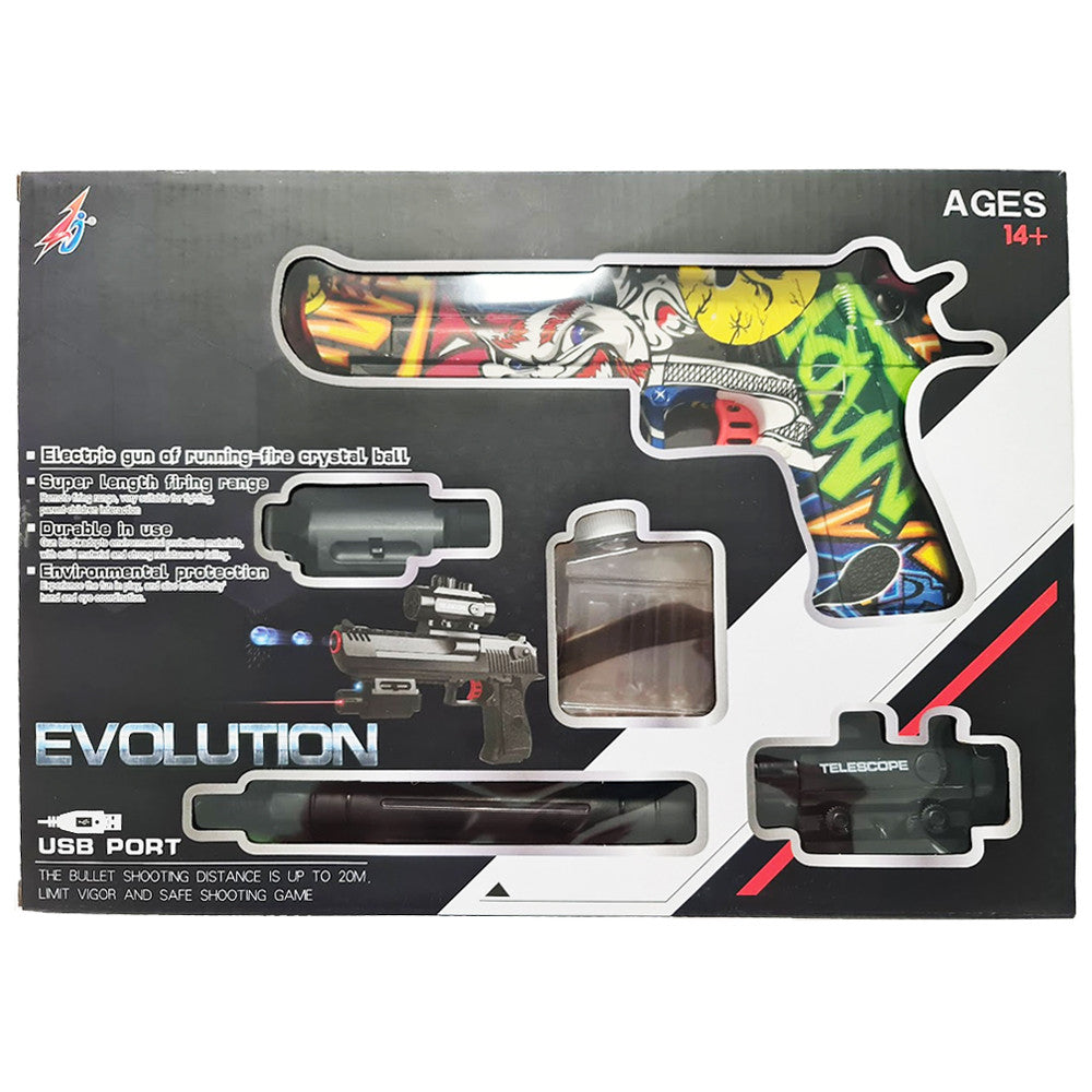 مسدس طلقات بلاستر جل مائي 22 سم متنوع مسدسات الماء LOCAL