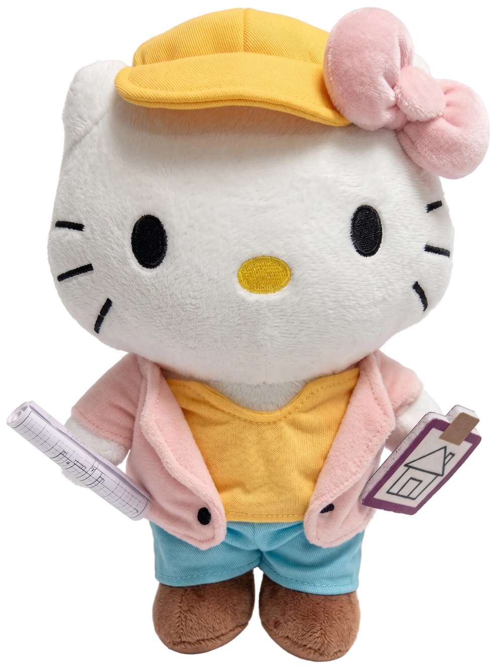 هيلو كيتي دمية المهندس المعماري اللامع القطنية 25سم الالعاب القطنية Hello Kitty