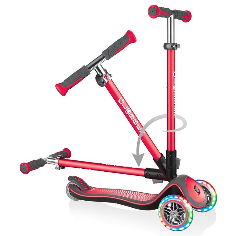 غلوبر سكوتر إليت 3 عجلات أحمر سكوتر 3 عجلات GLOBBER