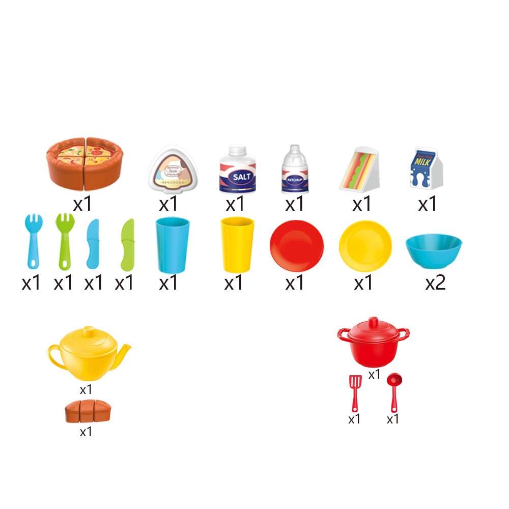 مجموعة ألعاب مطبخ ألعاب المطابخ LOCAL