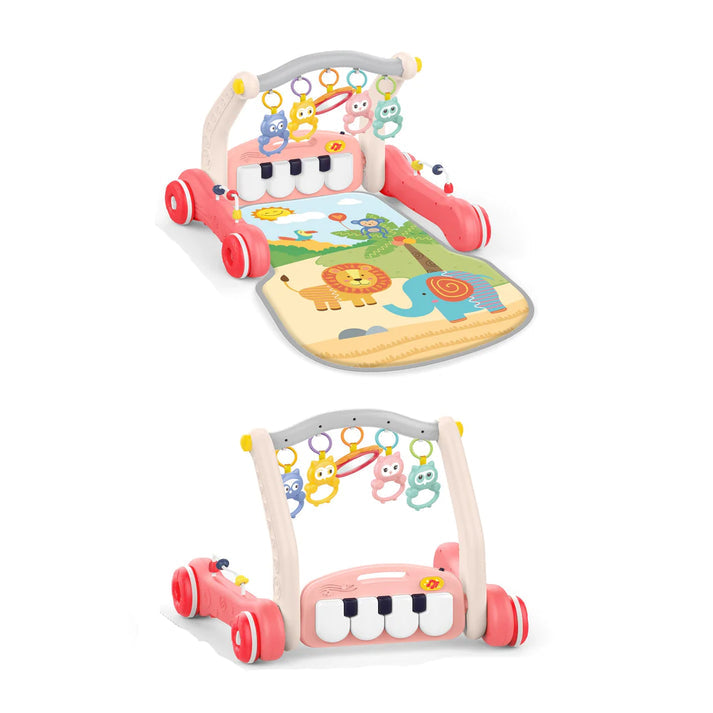 مشاية وبيانو سجادة اللعب 2 في 1 تعليم المشي HUANGER