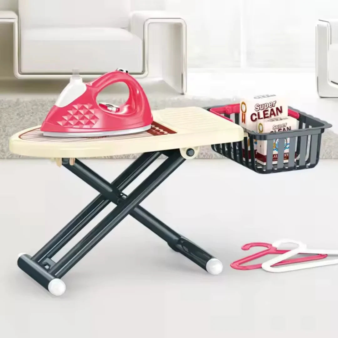 لعبة مكواة مع طاولة التسوق والوظائف LOCAL