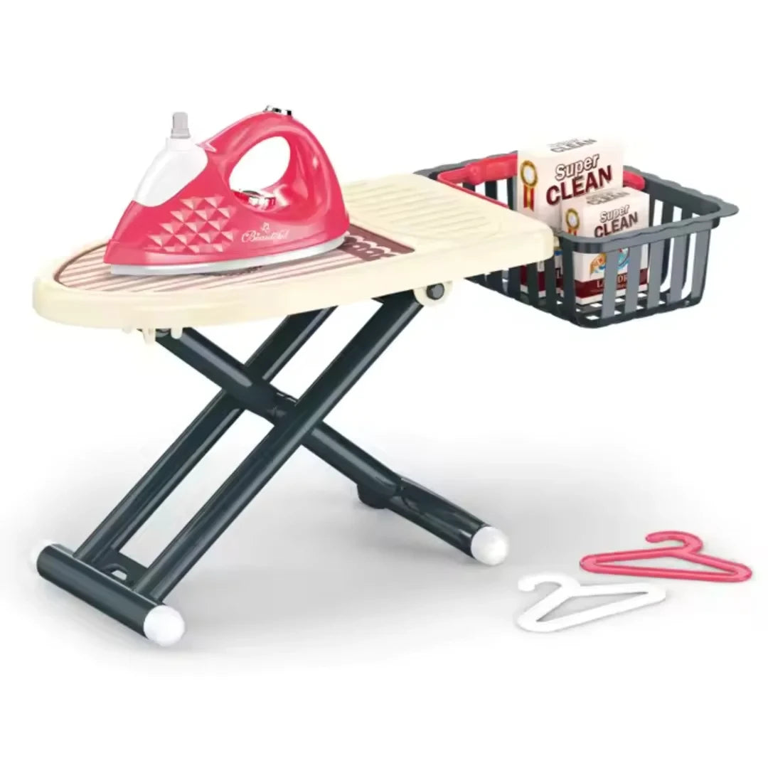 لعبة مكواة مع طاولة التسوق والوظائف LOCAL