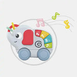 هوانجر لعبة تعليم المشي مع لوحة الرسم والعاب موسيقية تعليم المشي HUANGER