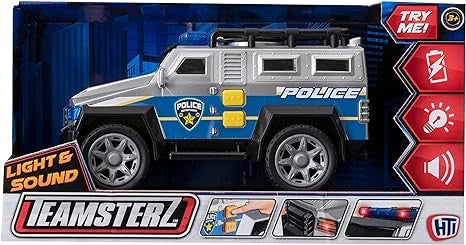 تيمسترز سيارة شرطة بضوء وصوت Teamsterz
