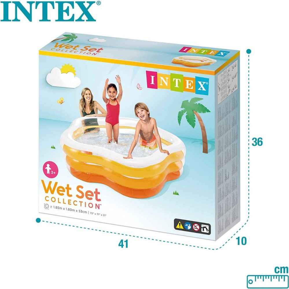 انتكس بركة سباحة قابل للنفخ المسابح الخارجية Intex