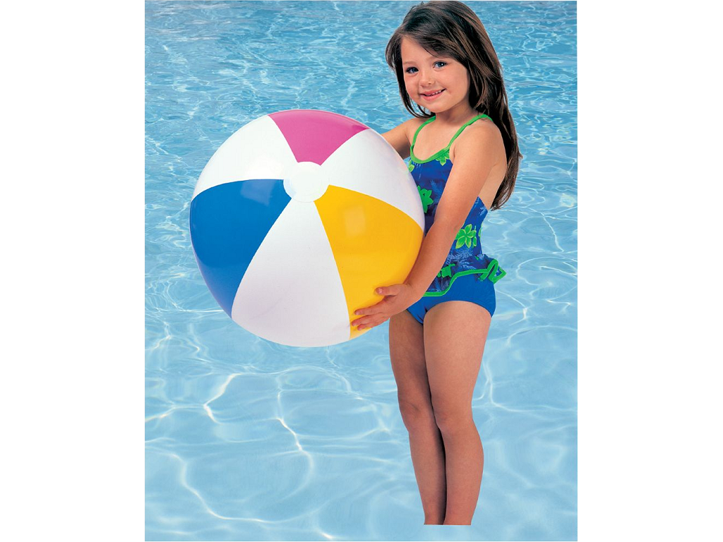 انتكس كرة الشاطئ اللامعه 61سم ألعاب الرمل والبحر Intex