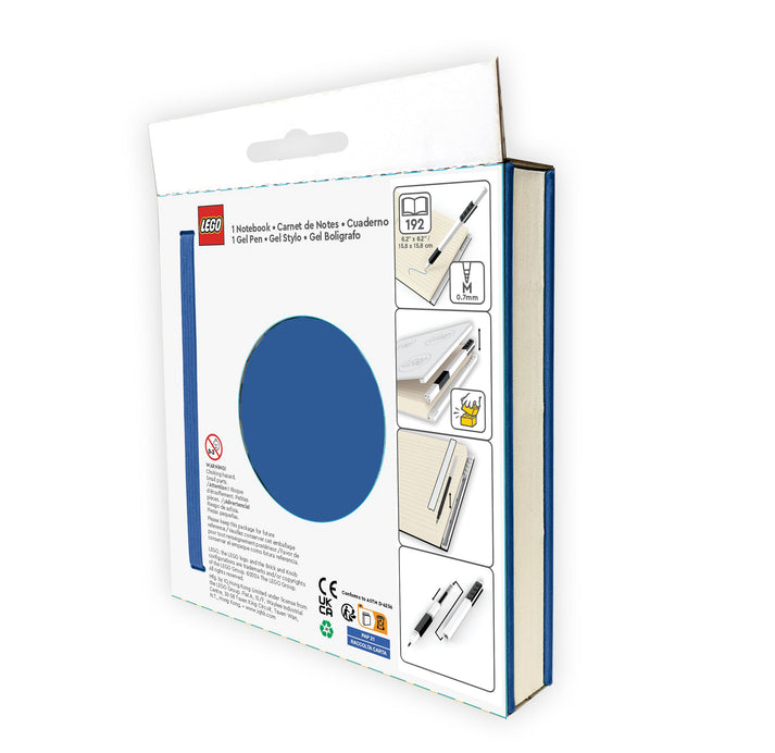 ليجو نوت بوك مع قلم جل أزرق رسم و تلوين LEGO