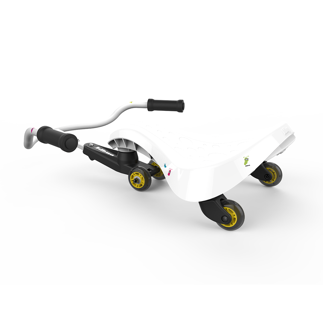 جي دي بج سكوتر كيدز سواير لون ابيض سكوتر 3 عجلات Jd bug