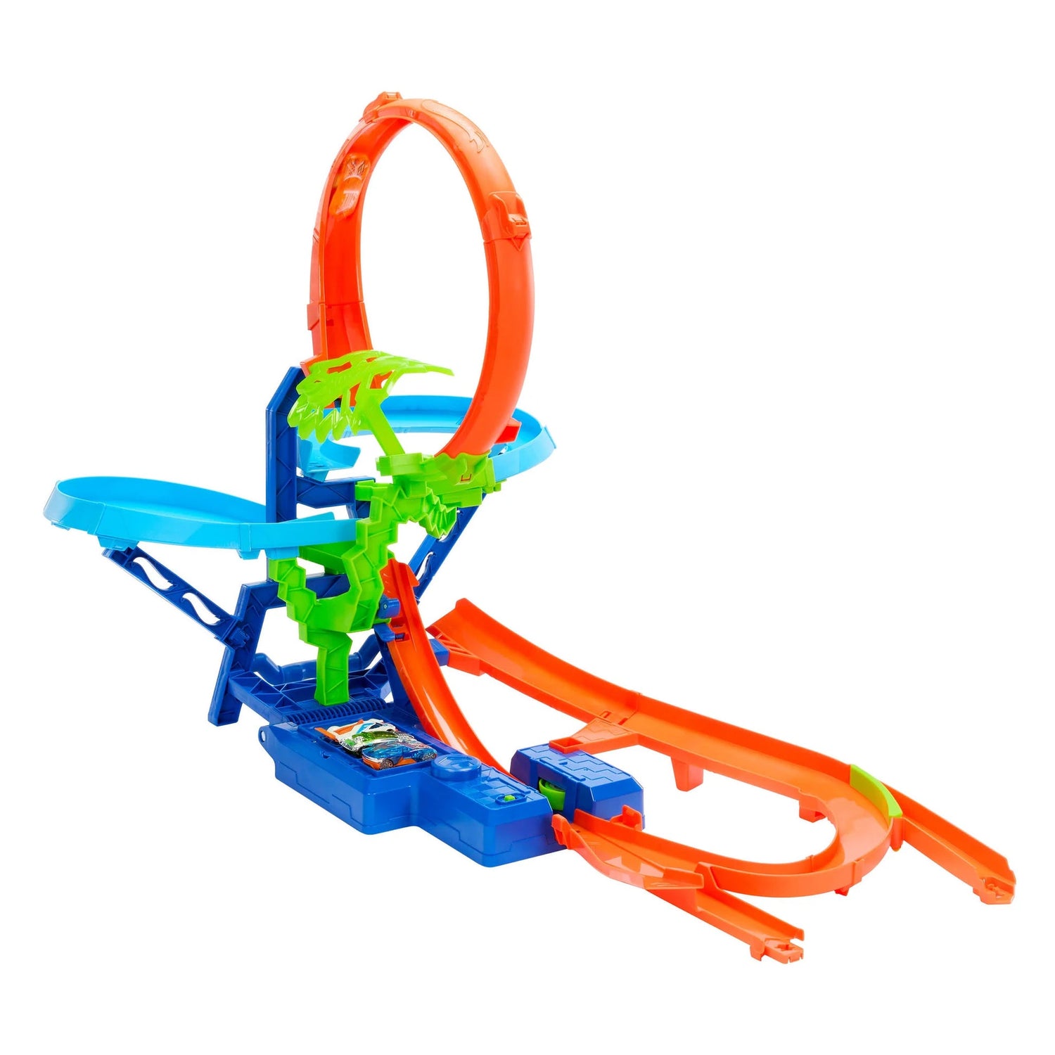 هوت ويلز ستانت تراكس للتصادم في الهواء مركبات مع مسار HotWheels