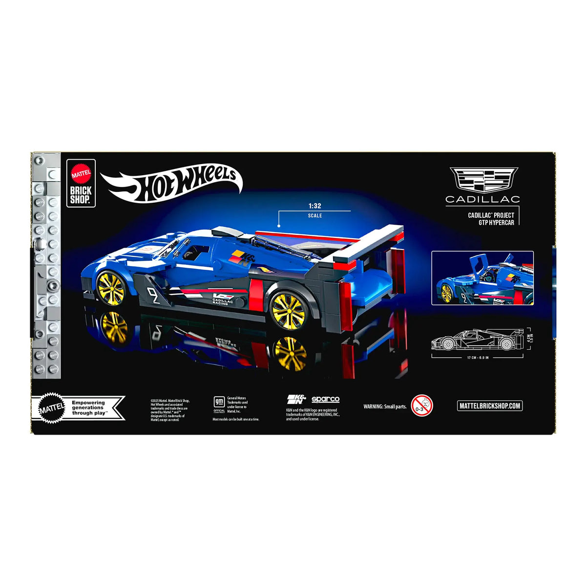 هوت ويلز مجموعة بناء وتركيب سيارة كاديلاك جي تي بي مكعبات التركيب HotWheels