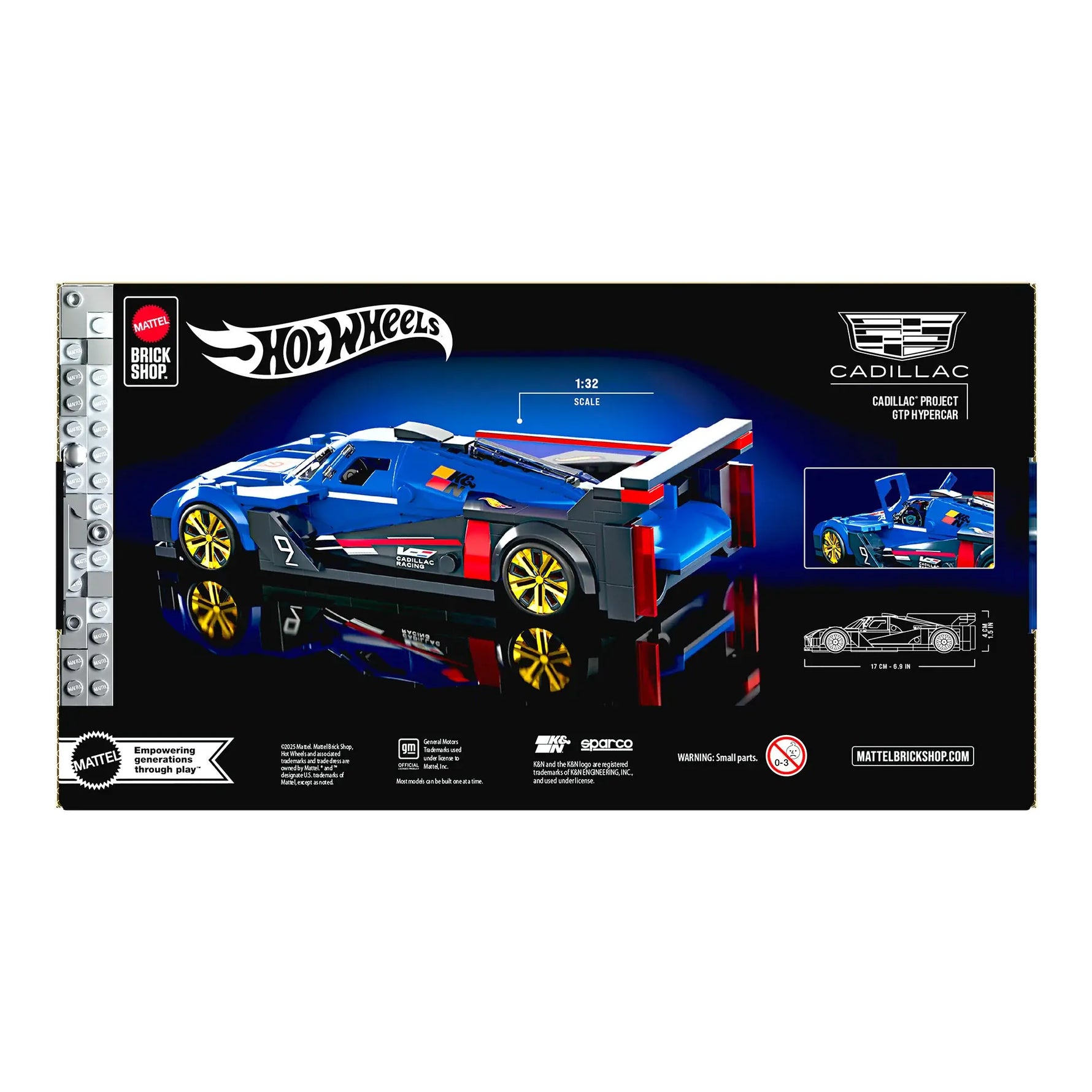 هوت ويلز مجموعة بناء وتركيب سيارة كاديلاك جي تي بي مكعبات التركيب HotWheels