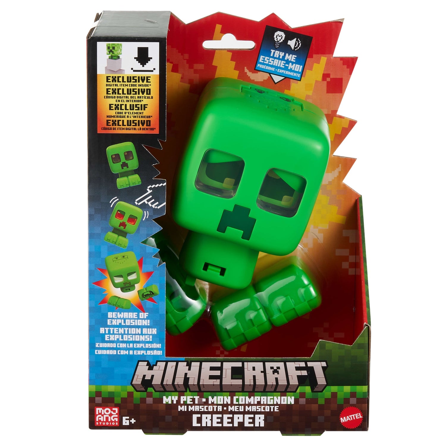 ماينكرافت مجسم ماي بيت كريبر التفاعلي مجسمات الشخصيات Minecraft