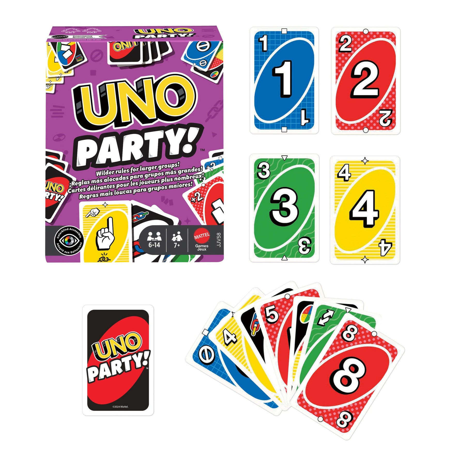 أونو بارتي العاب البطاقات UNO
