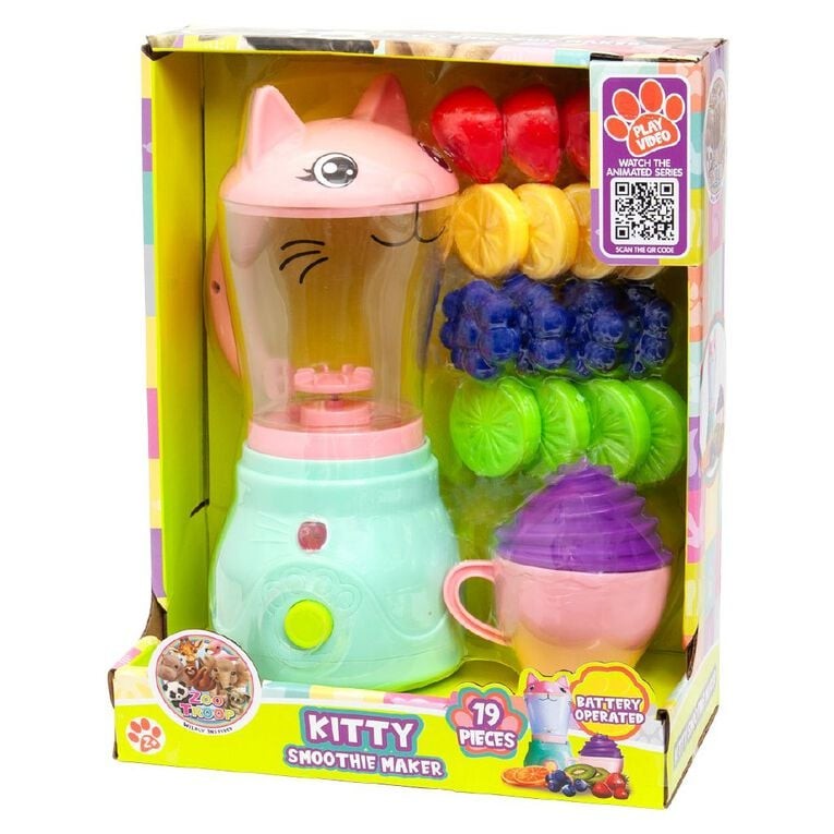 زو تروب خلاط القطة مع الكثير من الملحقات ألعاب المطابخ ZOO TROOP