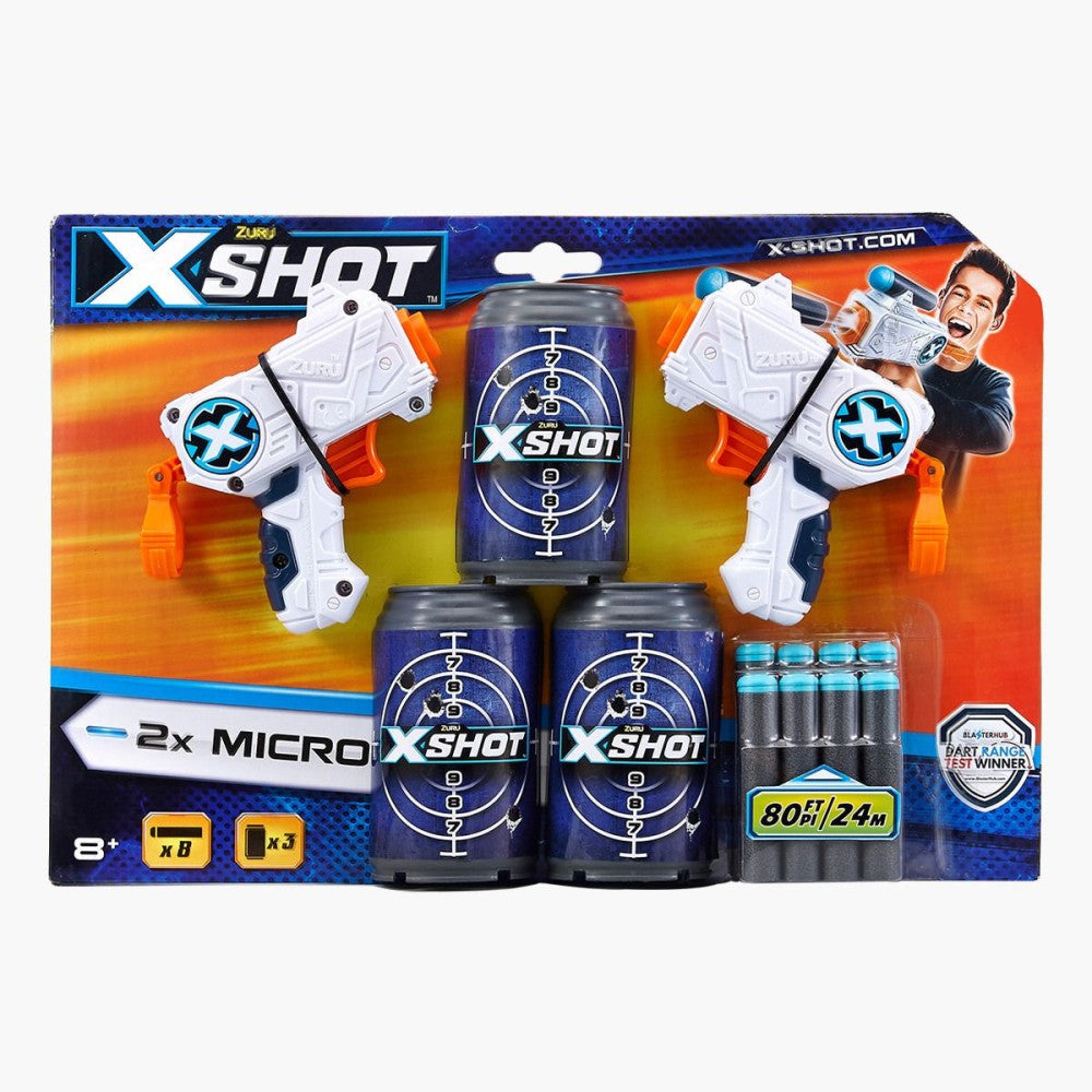 اكس شوت قاذف اسهم صغيرة الوان متنوعه مسدسات مطاطية Zuru