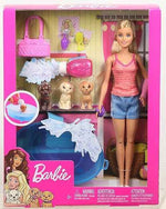 باربي دمية الاستحمام مع جرو والاكسسوارات دمية مع اكسسوارات Barbie