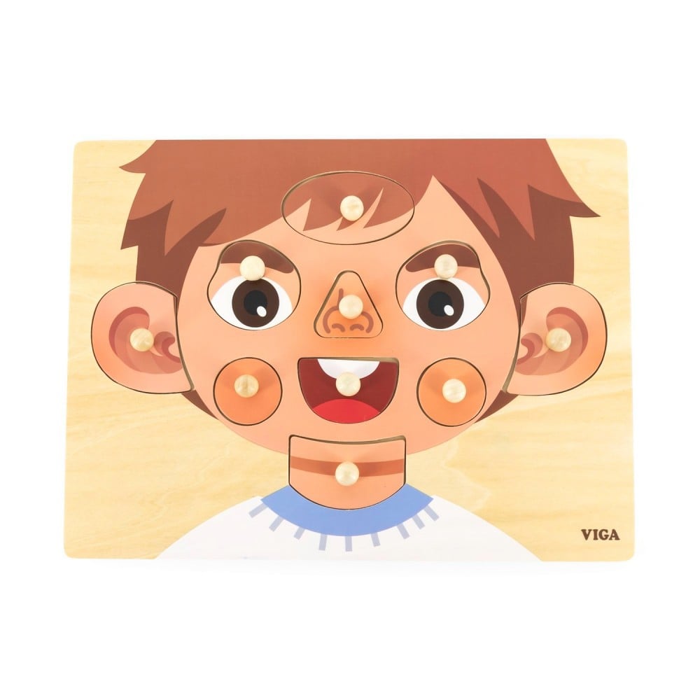 فيجا لعبة بزل اجزاء الوجه ولد العاب البزل VIGA