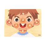 فيجا لعبة بزل اجزاء الوجه ولد العاب البزل VIGA