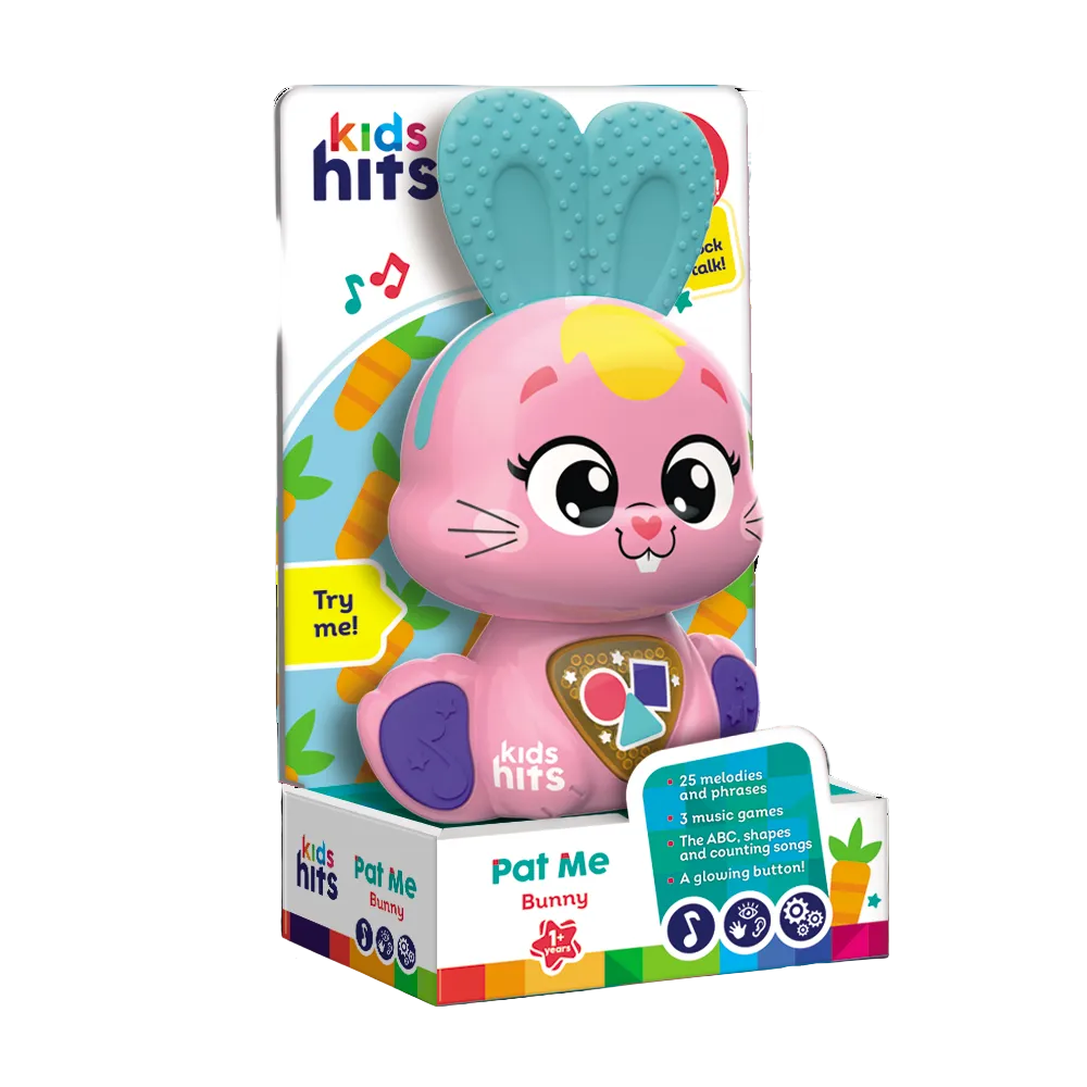 كيدز هيتس ربت على أرنبي مواليد تفاعلي Kids Hits