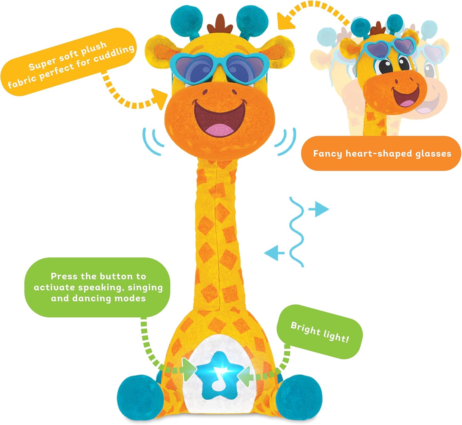 كيدز هيتس الزرافة بول الراقصة مواليد تفاعلي Kids Hits