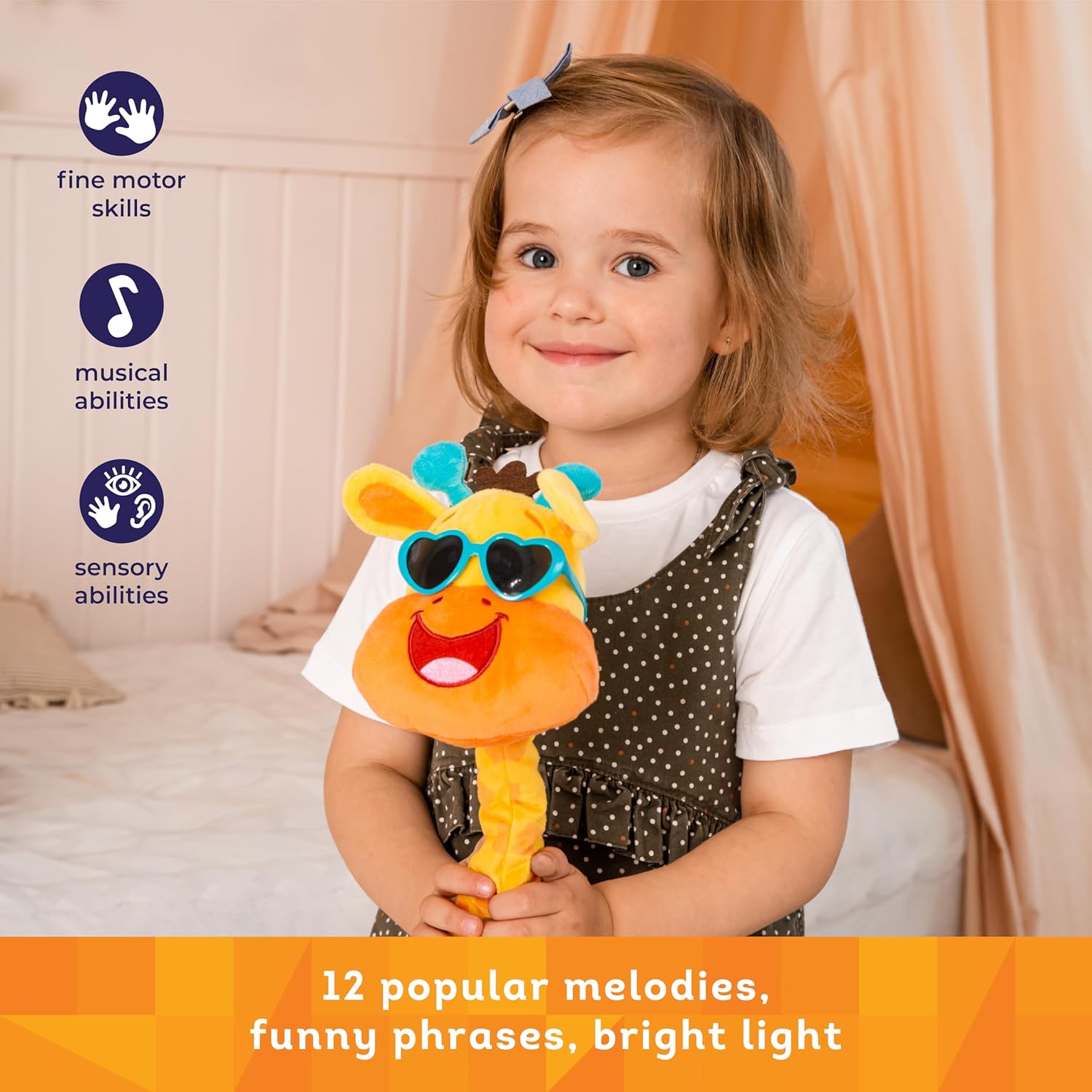 كيدز هيتس الزرافة بول الراقصة مواليد تفاعلي Kids Hits