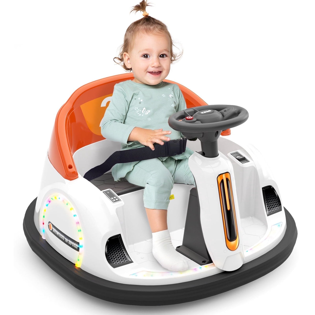 سيارة تصادم كهربائية بعجلة قيادة 12 فولت سكوتر كهربائي SJ Ride-On
